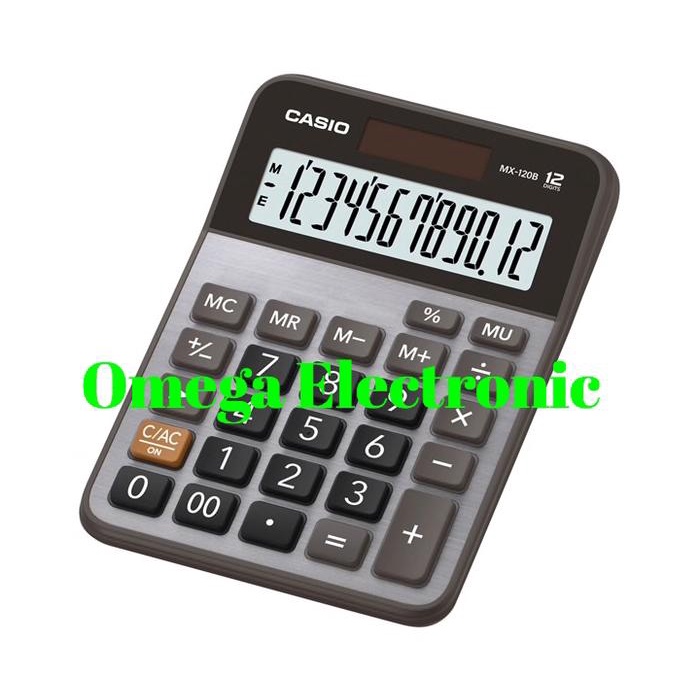 

CASIO CALCULATOR MX-120B - KALKULATOR MEJA OFFICE DESKTOP MX 120 B