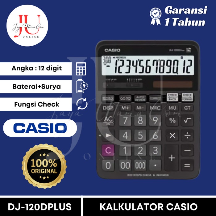 

KALKULATOR CASIO DJ-120D PLUS ORIGINAL