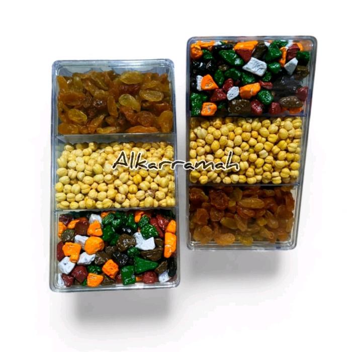 SALE TERBARU "PAKET 3" 3IN 1 HAMPERS CEMILAN KHAS ARAB BOX MAKANAN RINGAN KHAS ARAB KACANG ARAB'