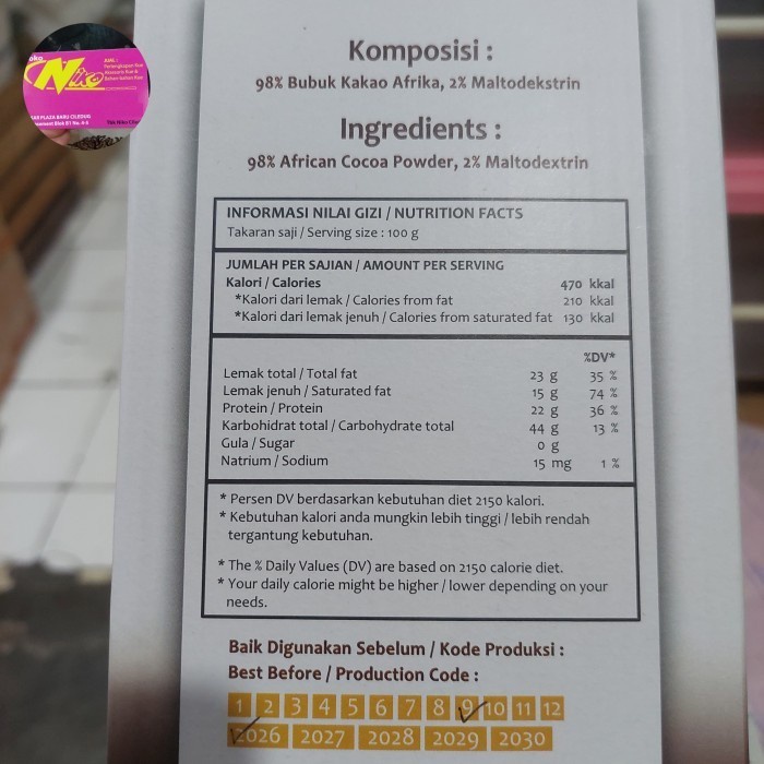 

SALE TERBARU COKLAT BUBUK AVANTE QUEEN ANNA 250 GR KHUSUS GRAB DAN GOJEK READYY