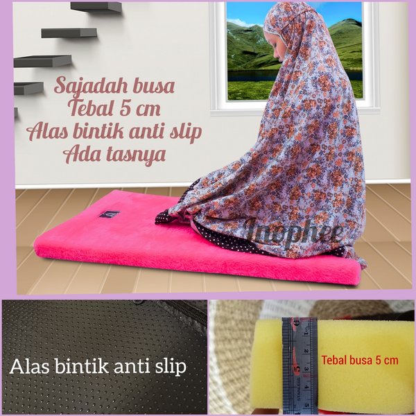BEST DEALS Sajadah Bulu Rafsur Sajadah Busa Bulu Boneka Lembut Alas Sholat Dewasa Empuk Nyaman