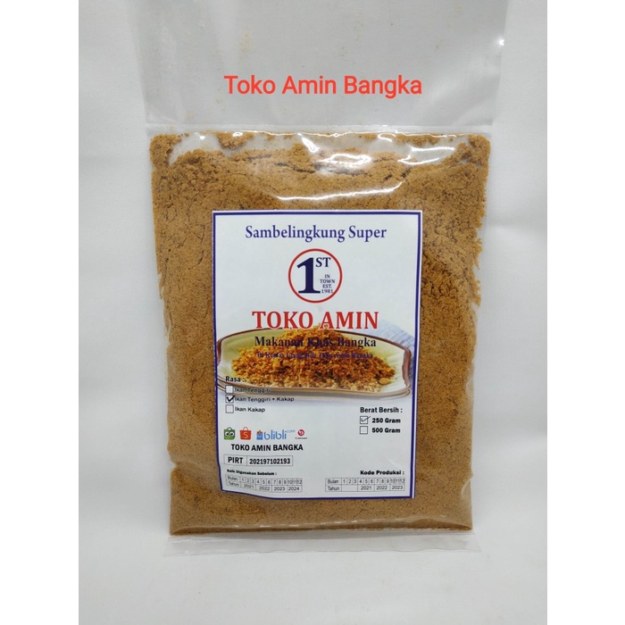 

Abon Ikan Khas Bangka Sambelingkung Ikan Kakap + Tenggiri