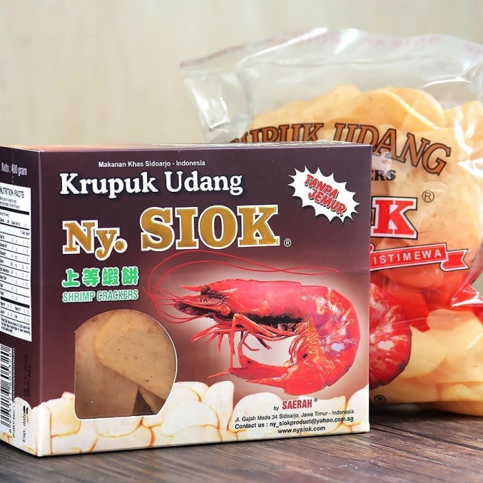 

Kerupuk Udang Oval Ny Siok ( Box Kotak 400 gram )
