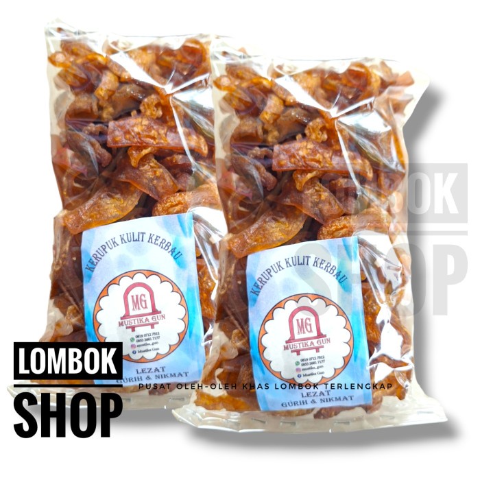 

Kerupuk Kulit Kerbau Mentah Khas Lombok