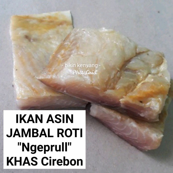 

Ikan Asin Jambal Roti "Ngeprull" tepakan Khas Cirebon Berat - 200 Gram
