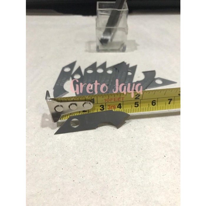 

(BestSeller) Refil Refill Isi Mata Pisau Cutter Kater Karter Akrilik Acrylic Spare