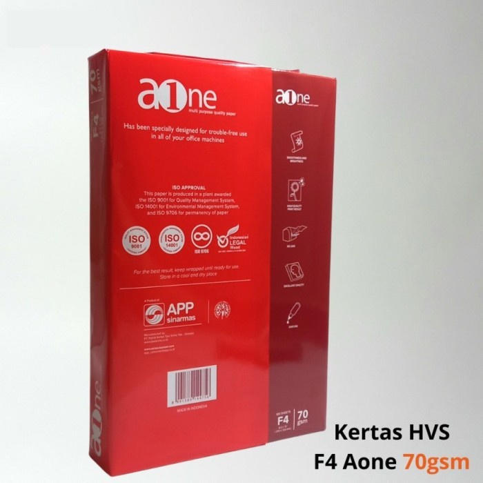 

(BestSeller) Kertas HVS Aone F4 70 gr
