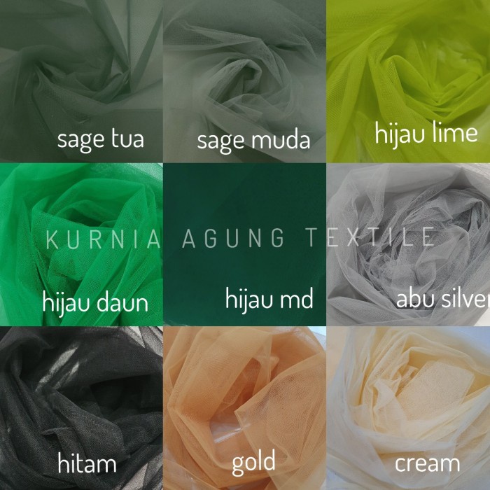 

KAIN TILE /TULLE HALUS SOUVENIR,DEKORASI,AKSESORIS PERROLL MURAH