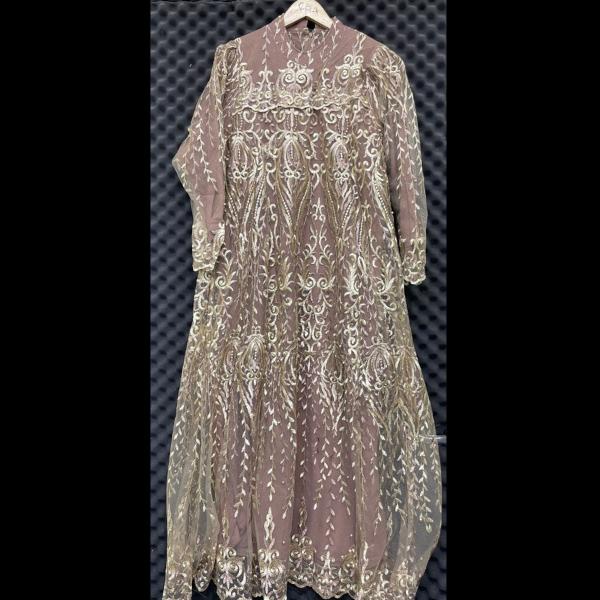 Meera - Balqis Dress Brokat Kondangan 2024 Full Tile Brokat Gamis Pesta Mewah Elegan Bordir Gaun