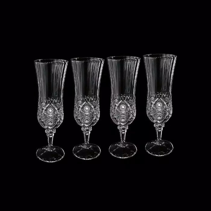 Terbatas Gelas Kristal Wine / Gelas Kristal Pesta Isi 6 Pcs