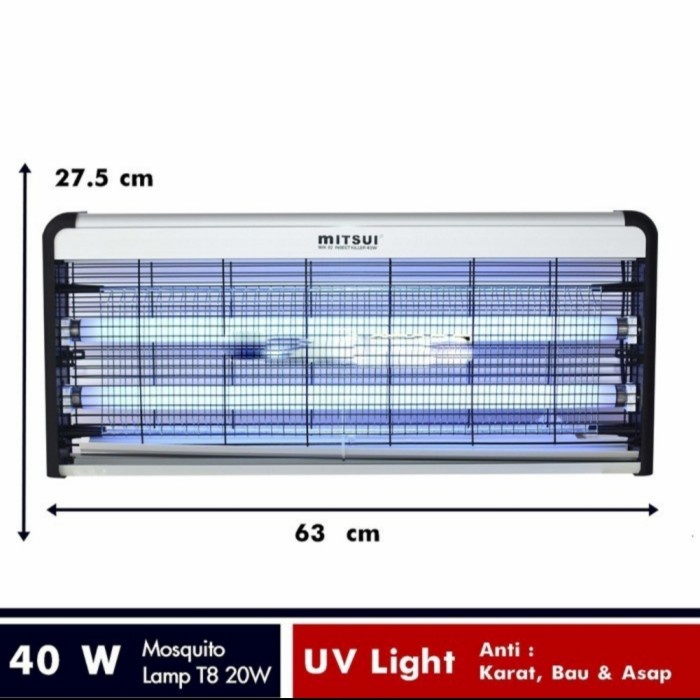 insect killer MITSUI 40 watt MIK 02 - perangkap nyamuk lampu UV