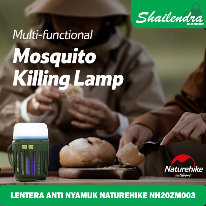 LENTERA ANTI NYAMUK NATUREHIKE NH20ZM003 LAMPU TENDA MULTIFUNCTION