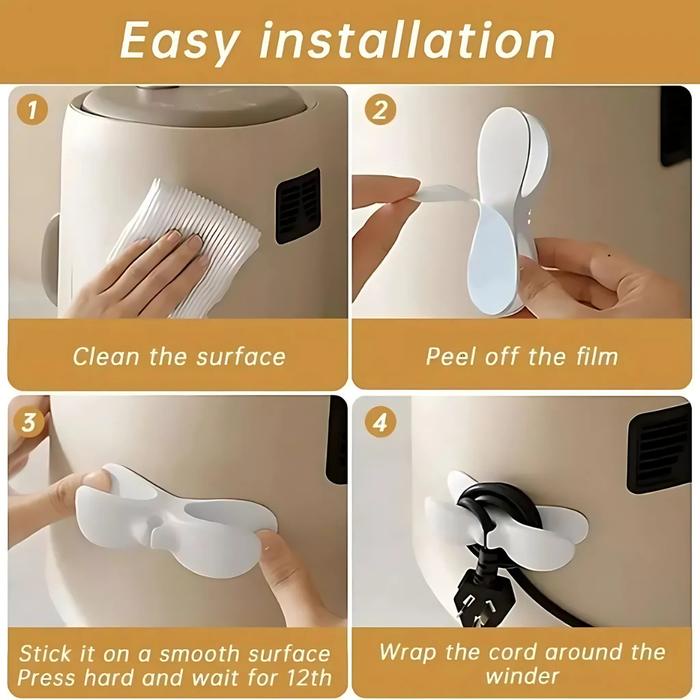 

Viral ( 9 Pcs ) Penggulung Kabel Penyimpanan Dapur, Peralatan Rumah Tangga, Pengatur Kabel, Pemegang