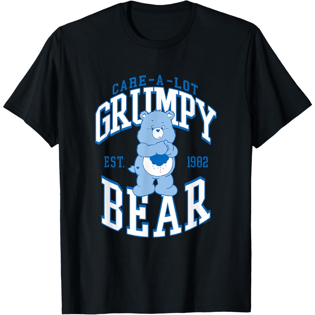 Kaos Kartun Huruf Perguruan Tinggi Care Bears Grumpy Bear 1982