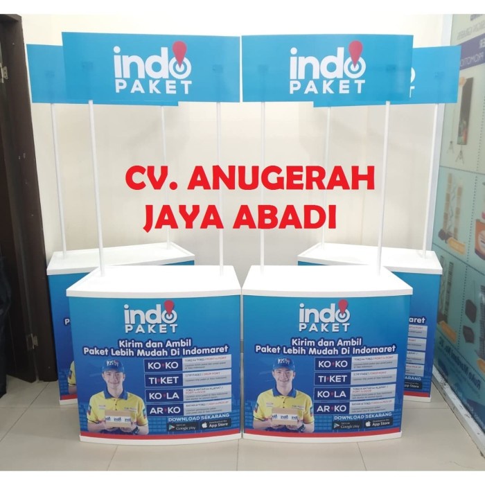 Event desk, meja jualan,booth,meja promosi, polos tanpa cetakan