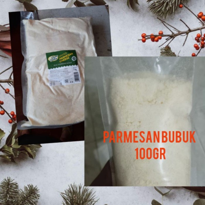 

(BestSeller) GREEN VALLEY KEJU PARMESAN BUBUK 100G, KEJU UNTUK MAKANAN/CAKE/PASTA