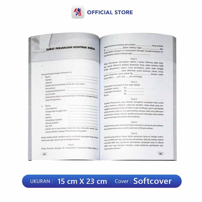 Terbaru Buku Hukum / Draft Surat Kontrak Segala Urusan ( Bonus Soft File ) / Cv Solusi Distribusi