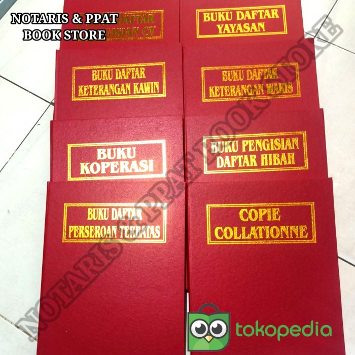 

Ready Stock Buku Daftar Koperasi Buku Pendukung Notaris Cod