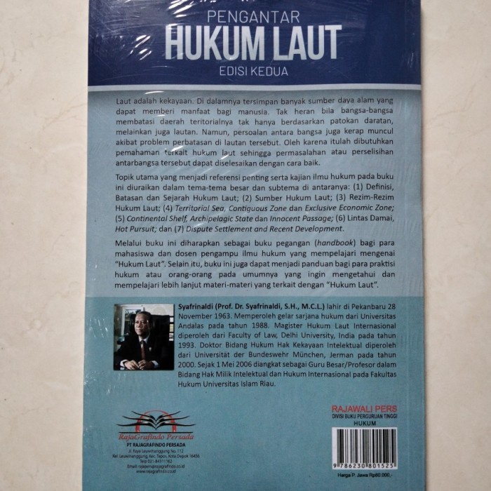

Promo Pengantar Hukum Laut Edisi Kedua - Prof. Dr. H. Syafrinaldi Cod