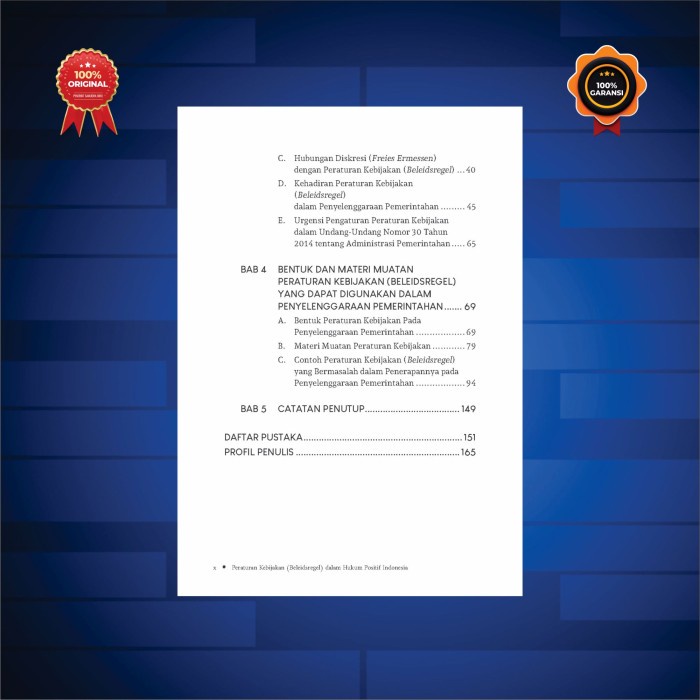 

Diskon Buku Peraturan Kebijakan (Beleidsregel) Dalam Hukum Positif Indonesia/Hukum Cod