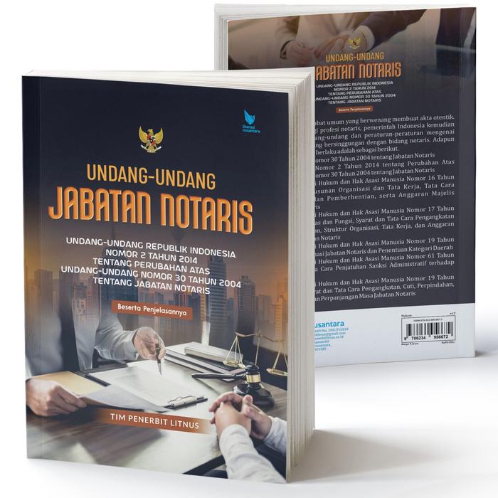 

Diskon Undang-Undang Jabatan Notaris Undang-Undang Republik Indonesia Nomor 2 Tahun 2014 Tentang