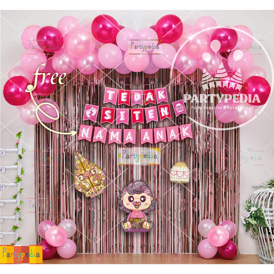 PROMO / PAKET DEKORASI TEDAK SITEN BAYI PEREMPUAN