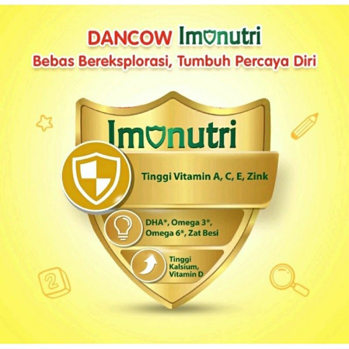 

(BestSeller) Dancow 3+ Rasa Madu Kemasan 1kg //Susu Pertumbuhan Anak Usia 3-5th