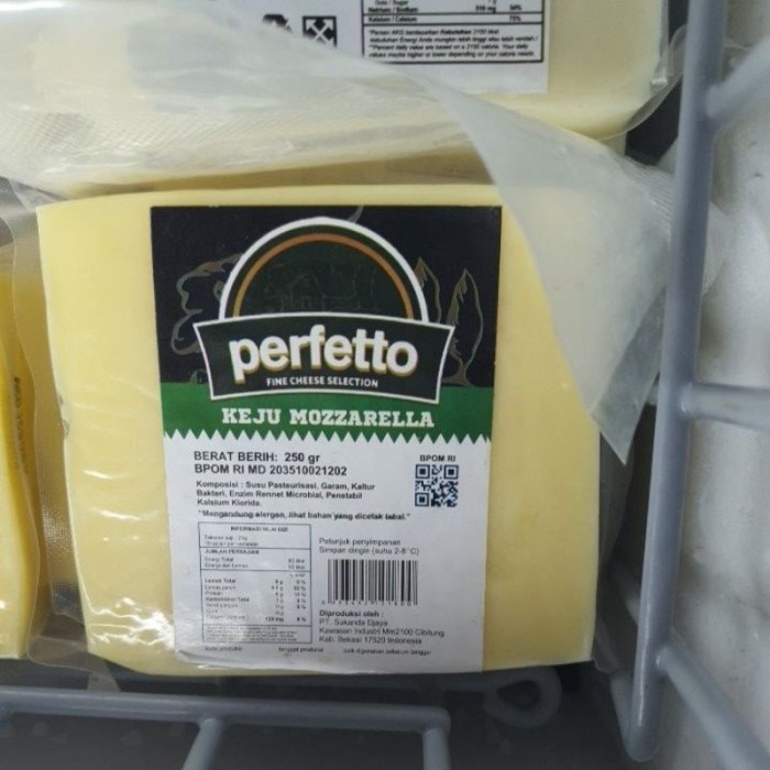 

(BestSeller) Perfetto Keju Mozarella 250gr