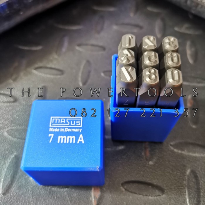 

Jual [READY] Stamp Punch Number / Alat Ketok Angka 7mm 0-9 MASUS Made In Germany
