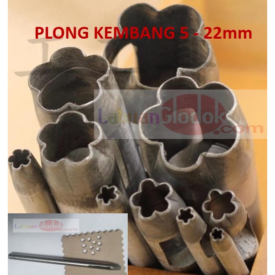 

Jual [READY] Plong Kulit Bentuk Bunga 22mm - Flower Shape Punch Leather(kembang 5)