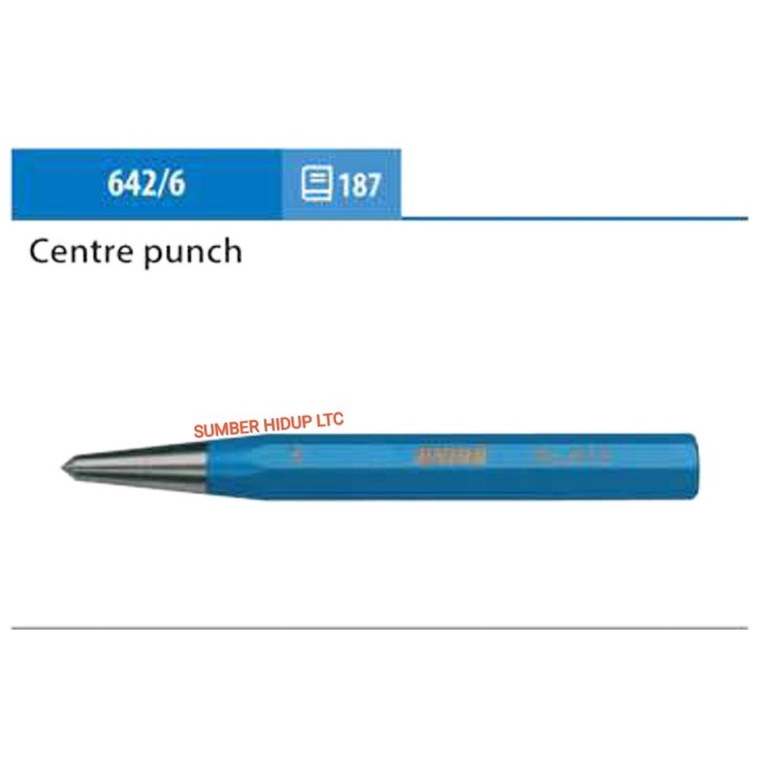 

Jual [READY] 642/6 Unior Centre punch 601726 / size 5