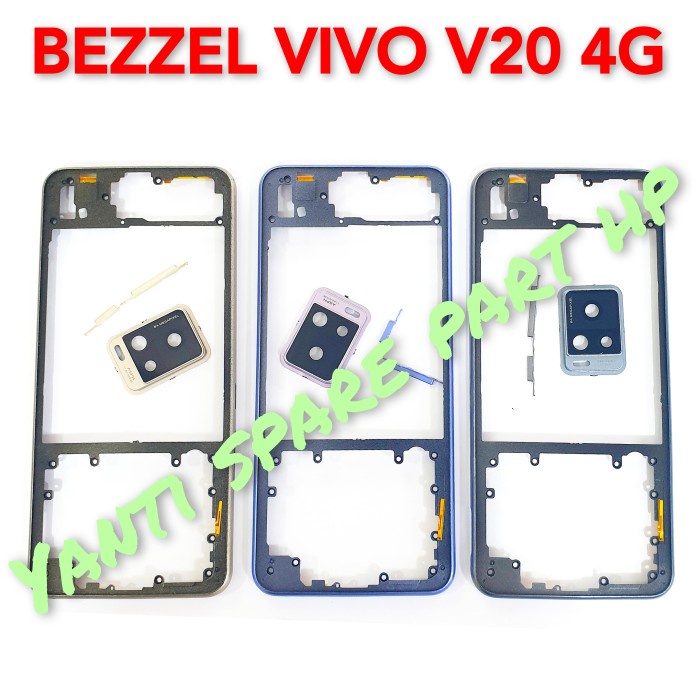 TOP IMG BEZZEL TULANG TENGAH VIVO V20 4G ORIGINAL TERLARIS NEW -
