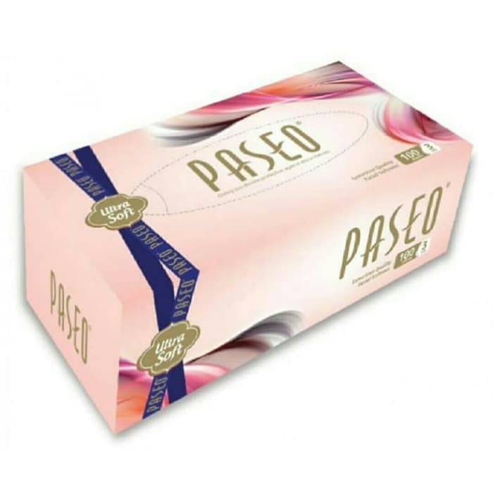 KamiReadySelalu- TISU WAJAH PASEO ULTRA SOFT 3 PLY ISI 100 BOX FACIAL TISSUE LUXURIOUS