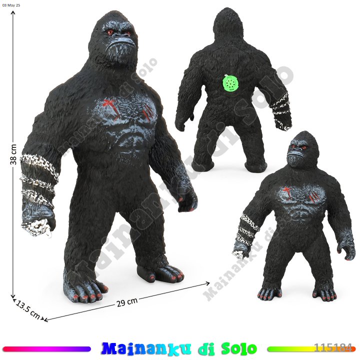 [Mainanku] Mainan Figure Kingkong B/O Suara
