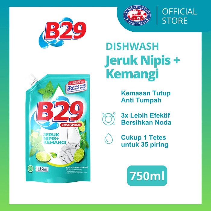 KamiReadySelalu- B29 Liquid Dishwash 750ml KEMANGI Sabun Cair Pencuci Piring