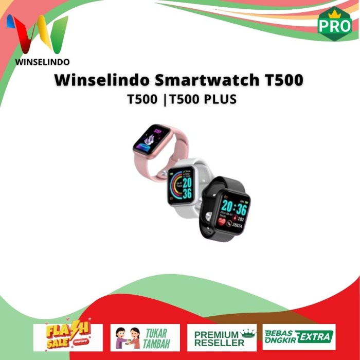 TOP WINSELINDO SMARTWATCH T500 / PLUS BLUETOOTH CONNECTIVITY -