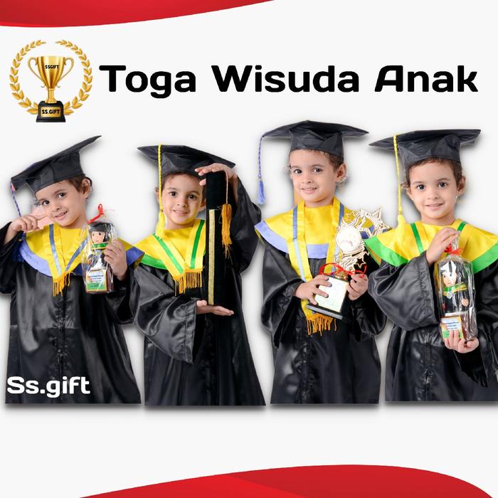 Geraigo- Baju Wisuda Toga Wisuda Anak Toga Wisuda Tk Toga Wisuda Paud Fashion