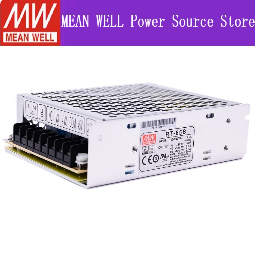 FSHOP Promo MEAN WELL RT-65 RT-65B 65WTriple Output Switching