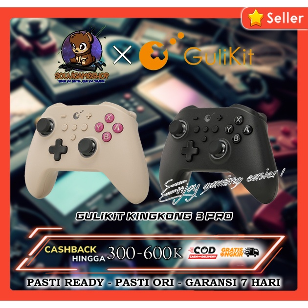 ELEKTRO11- PROMO Gulikit KingKong 3 Pro Controller Switch GamePad PC Android iOS KK3 Pro