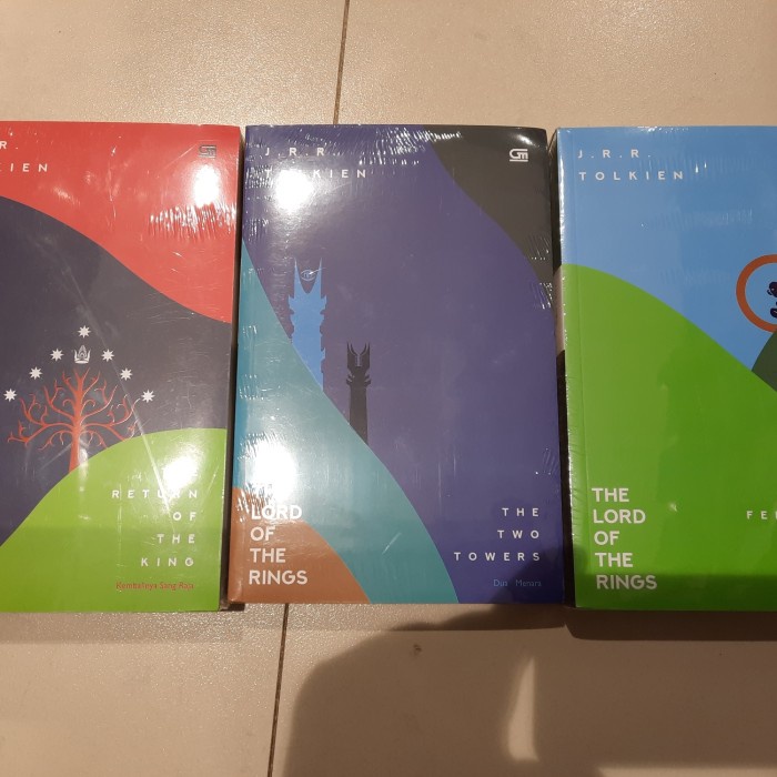 READY STOK NOVEL THE LORD OF THE RINGS COVER BARU SEGEL ORI SET READYY