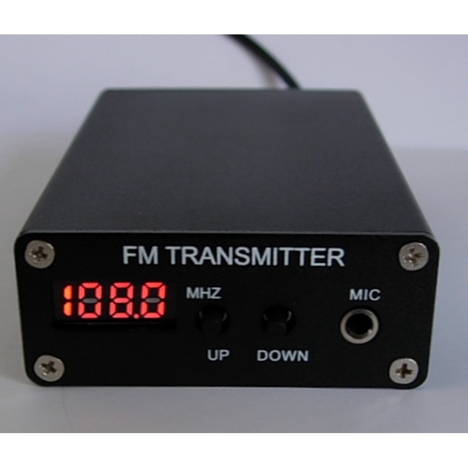 5W 87-109Mhz Stereo Pll Fm Mp3 Transmitter Mini Radio Station+ Power Supply + Antenna