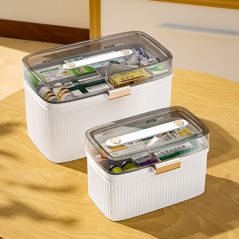 Medicine Chest First Aid Kit Storage Box Portable Medicine Storage Box Family Emergency Kit Boxes