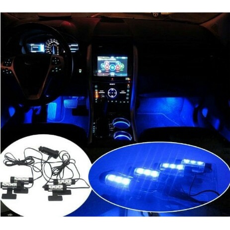 Lampu LED Kolong Dashboard Jok Mobil / LED Kolong Dashboard Mobil