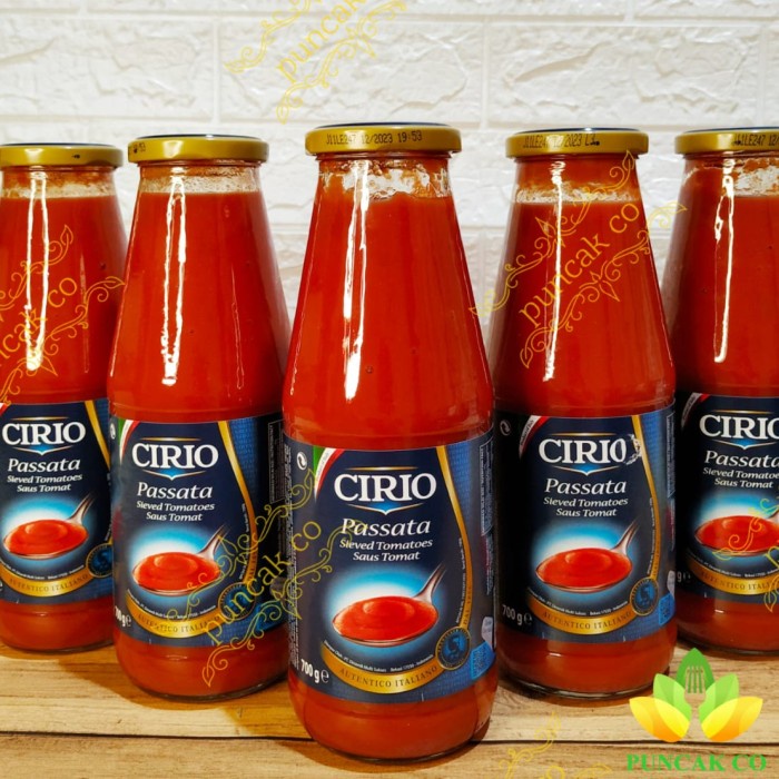 

Cirio Passata Tomato Sauce 700gr Saus Tomat Cirio