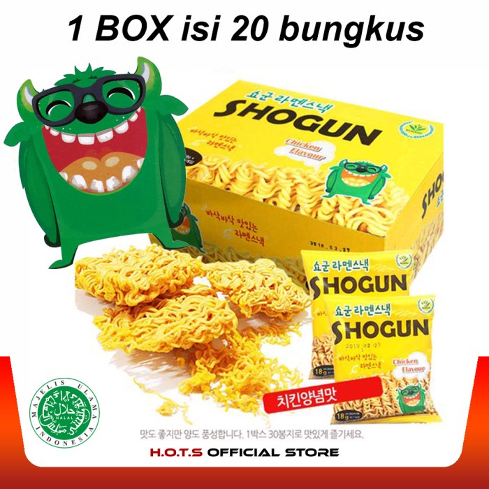 

JAKARTA MIE KREMES SHOGUN KOREA KAARO SNACK READY