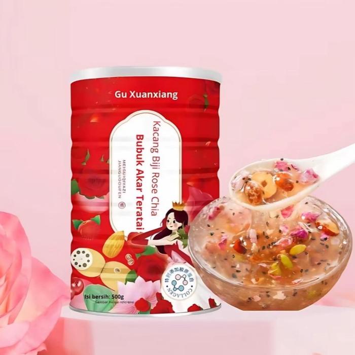 

Oufen Lotus Root Powder 500 gram Bubuk Akar Teratai Toples Minuman