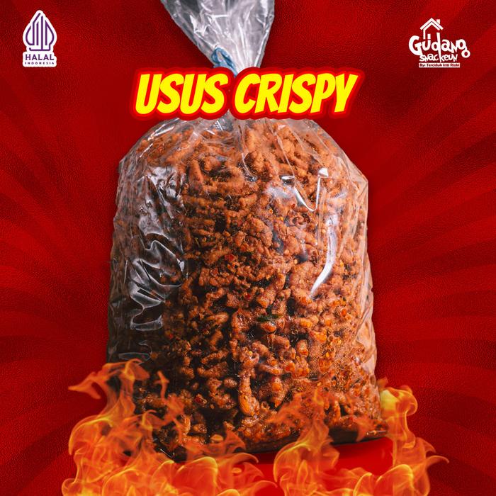 

Keripik Usus Crispy 250g Pedas Cikruh Daun Jeruk - Gudang Snackeun by Terciduk Inti Rizki