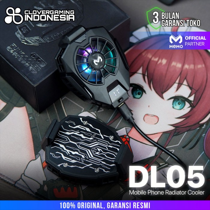 MERtaComp- Memo DL05 Cooler HP Gaming Fan Kipas Pendingin HP Cooling DL-05 DL 05
