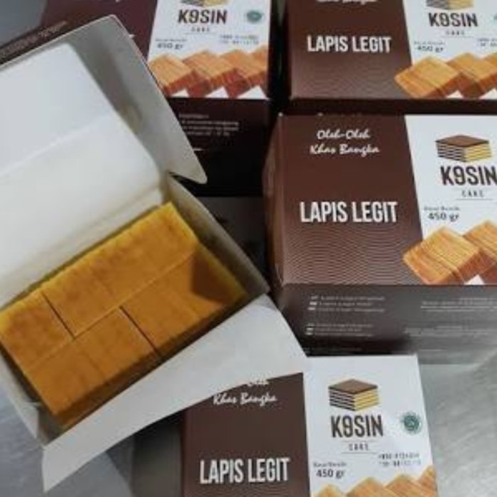 

makanan khas bangka asli kosin ( lapis susu kosin )