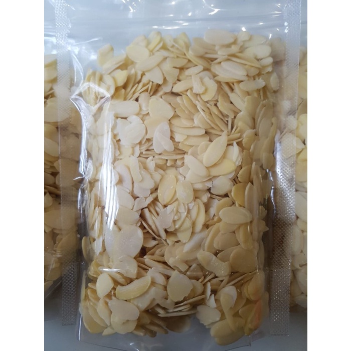 

250 Gram Almond Sliced Kacang Almon Mentah Slice Iris tipis Kecil Baru